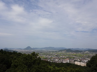 Fototapeta na wymiar The view of Kotohira in Japan