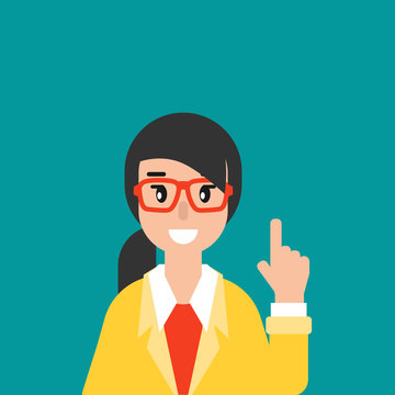 Avatar Female Teacher Icon Graphic by radaxonstudio · Creative Fabrica