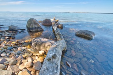 View over the Lake Vättern in Sweden