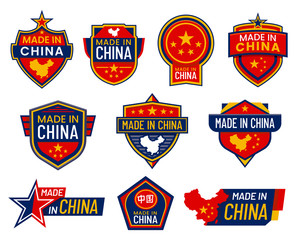 Made in China labels, quality warranty certificate