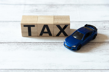 自動車　税金イメージ