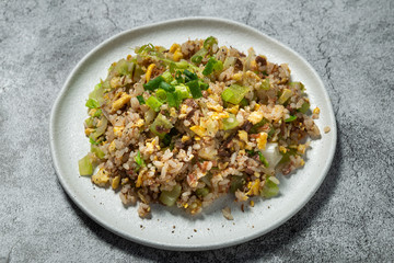 Beef fried rice, Chinese fried rice