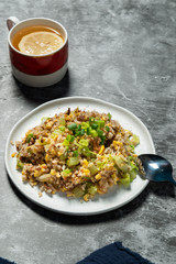 Beef fried rice, Chinese fried rice