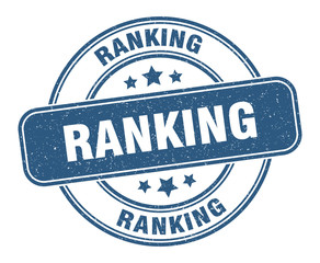 ranking stamp. ranking label. round grunge sign
