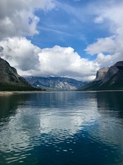 lake and mountains