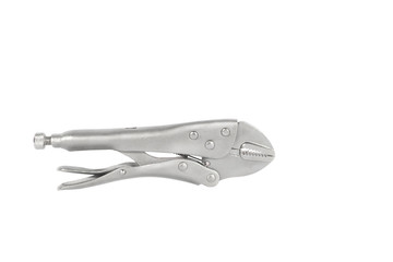 locking pliers isolated on a white background