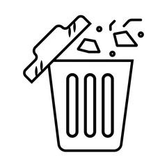 Delete Vector Icon illustration photo