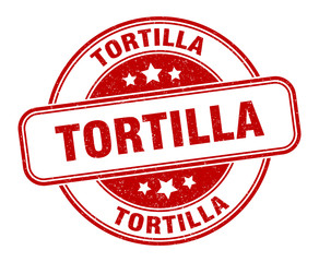 tortilla stamp. tortilla round grunge sign. label