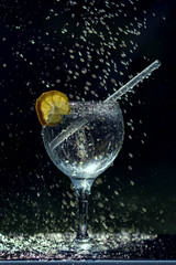 drink lemon cool cold glass 