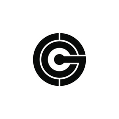 ccg letter original monogram logo design