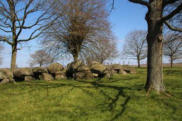 Big Dolmen of the Netherlands, Dolmen D16 in the Dutch province of Drenthe near the town of Balloo.