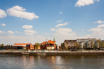 river, city, water, architecture, europe, sky, travel, town, building, panorama, blue, cityscape, tourism, landscape, urban, reflection, old, sea, bridge, florence, italy, view, prague, embankment, ho