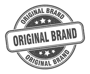 original brand stamp. original brand round grunge sign. label