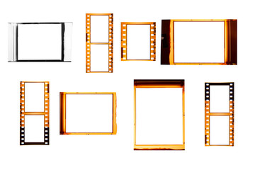  (35,120 mm.) film collections frame.With white space.film camera. - obrazy, fototapety, plakaty