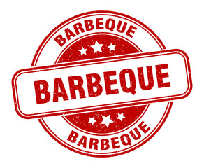 barbeque stamp. barbeque round grunge sign. label