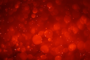 Red christmas bokeh background