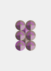 Fototapeta premium Colour Dots Universe Logo art design illustration