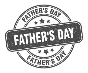 father's day stamp. father's day label. round grunge sign