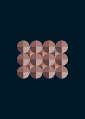 Colour Dots Universe Logo art design illustration