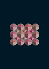 Colour Dots Universe Logo art design illustration