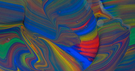 abstract color background with acrylic paint, color marbling background
