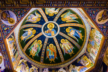 Fototapeta premium Russian Orthodox Church San Miguel Arcangel, Altea, Alicante, Spain