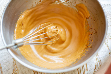 Making Process of Dalgona Coffee - Whipped Instant Coffee