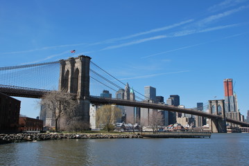 Obraz premium ブルックリンブリッジパークからの眺め