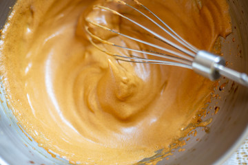 Making Process of Dalgona Coffee - Whipped Instant Coffee