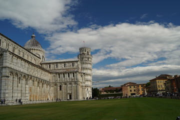 Fototapeta premium The Pisa tower in Italy angle 
