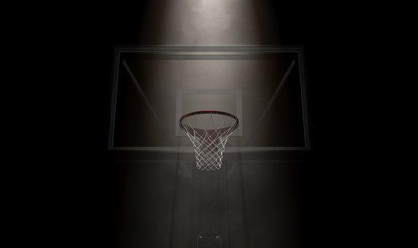 Basketball Hoop Spotlight