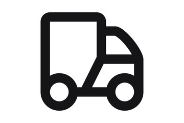 truck icon delivery symbol logo template