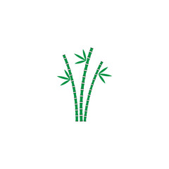 bamboo stems and leaves for graphic design. EPS-10. bamboo iconsign