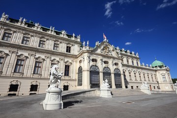 Fototapeta na wymiar Belvedere palace