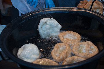 Homemade traditional hungarian dish named 