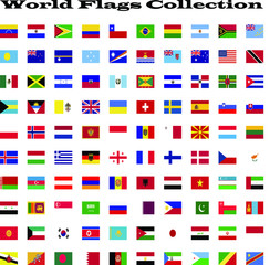 flags collection with more countries