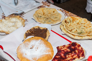 Homemade traditional hungarian dish named 