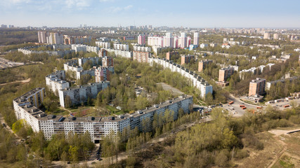 view of the Kuznechiha microdistrict in Nizhny Novgorod