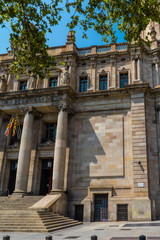 Post office building in Barcelona, Catalonia, Spain