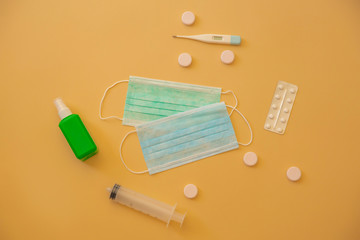 paint roller and brush