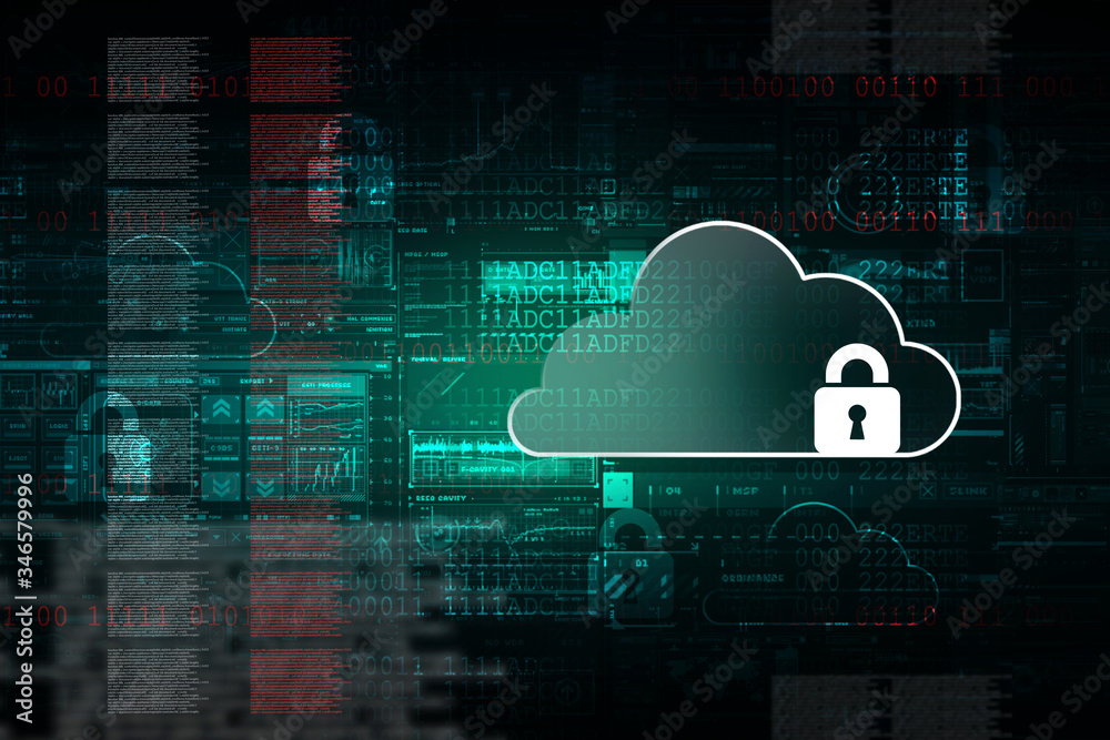 Poster 2d rendering cloud computing, security
