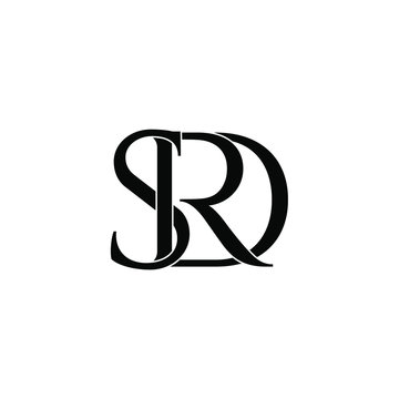 srd letter original monogram logo design