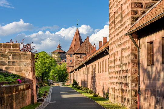 N&uuml;rnberg - Altstadt, Stadtbefestigung am Westtorzwinger