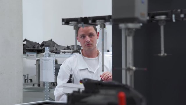 Inspection of plastic castings by accurate 3D measurement on a modern machine. Factory subcontractor parts for the automotive industry