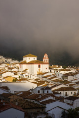 Fototapeta premium Village of Grazalema, Sierra de Grazalema Natural Park, Cadiz province, Autonomous Community of Andalucia, Spain, Europe