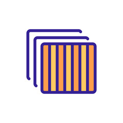 panel cleaning filter icon vector. panel cleaning filter sign. color symbol illustration