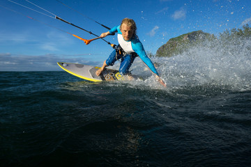 kitesurfing in Mauritius