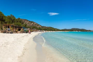 Photo sur Plexiglas Plage de Palombaggia, Corse Palombaggia beach in Corsica Island in France