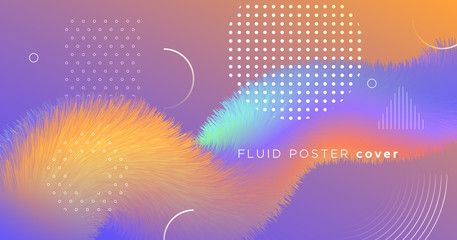Dynamic Color Poster. Fluid Wallpaper. Graphic 