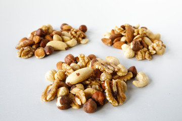 A pile of various nuts